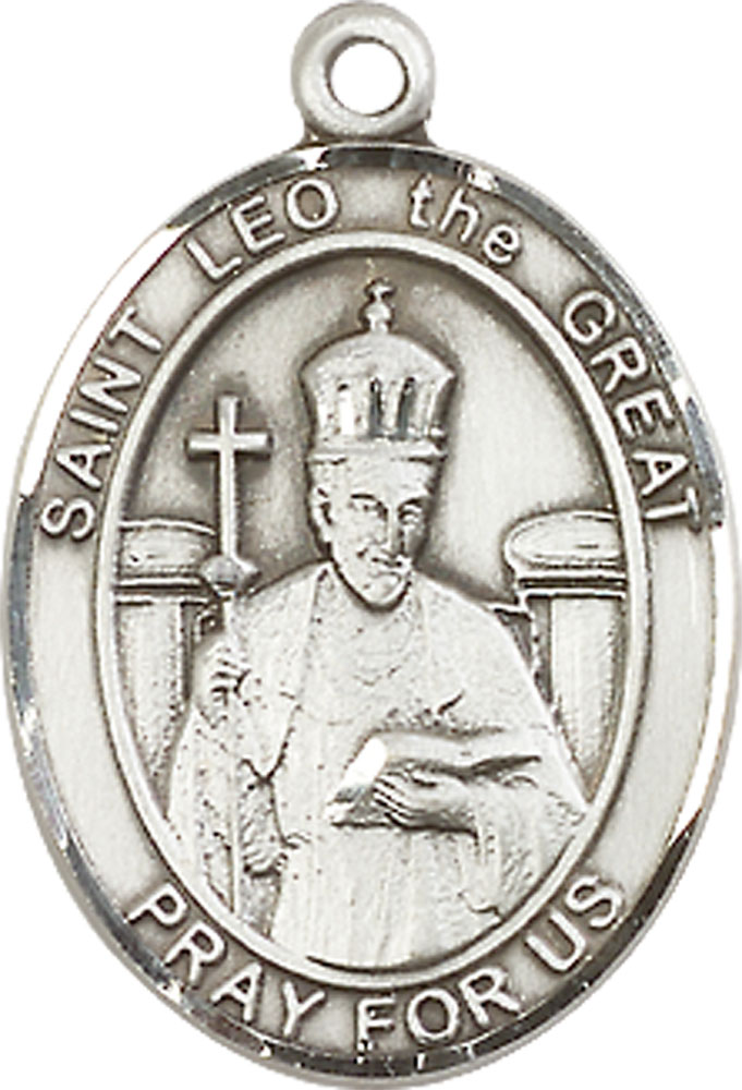 Sterling Silver Saint Leo the Great Medal