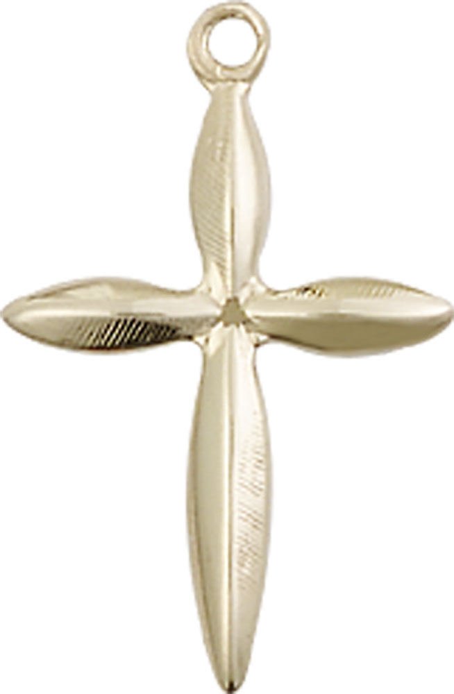 14kt Gold Cross Medal