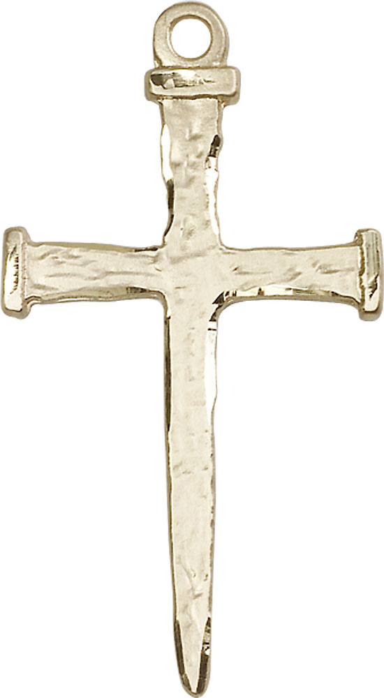 14kt Gold Nail Cross Medal