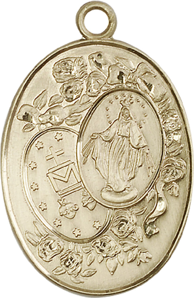 14kt Gold Miraculous Medal