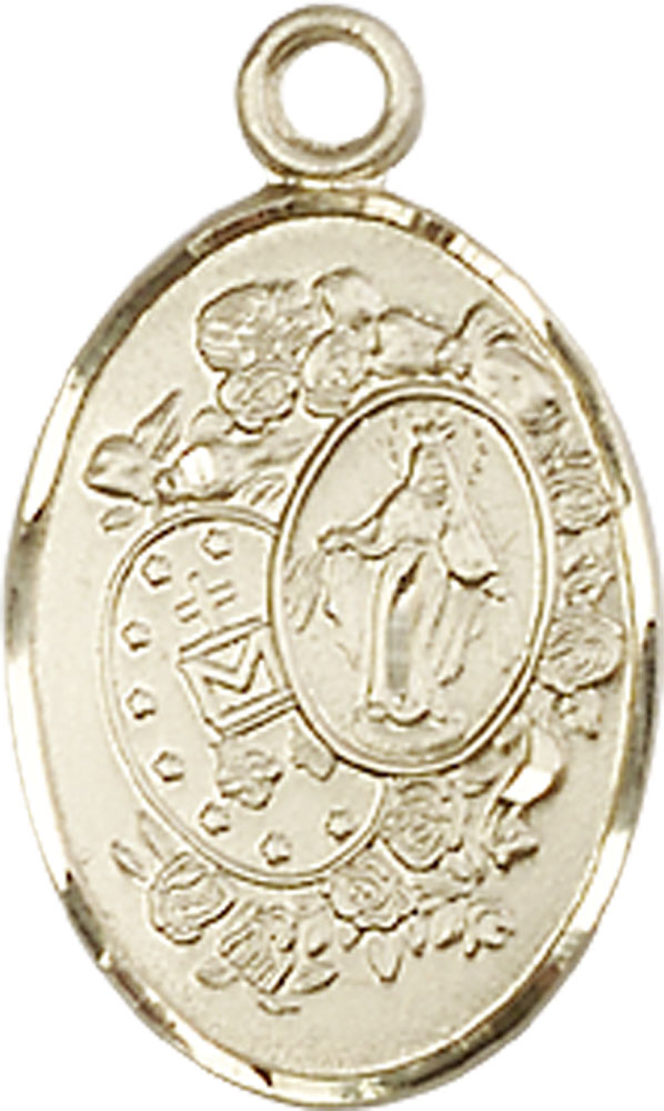 14kt Gold Miraculous Medal