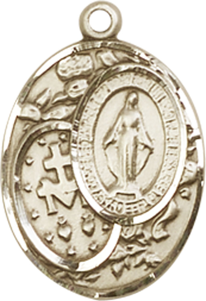 14kt Gold Miraculous Medal