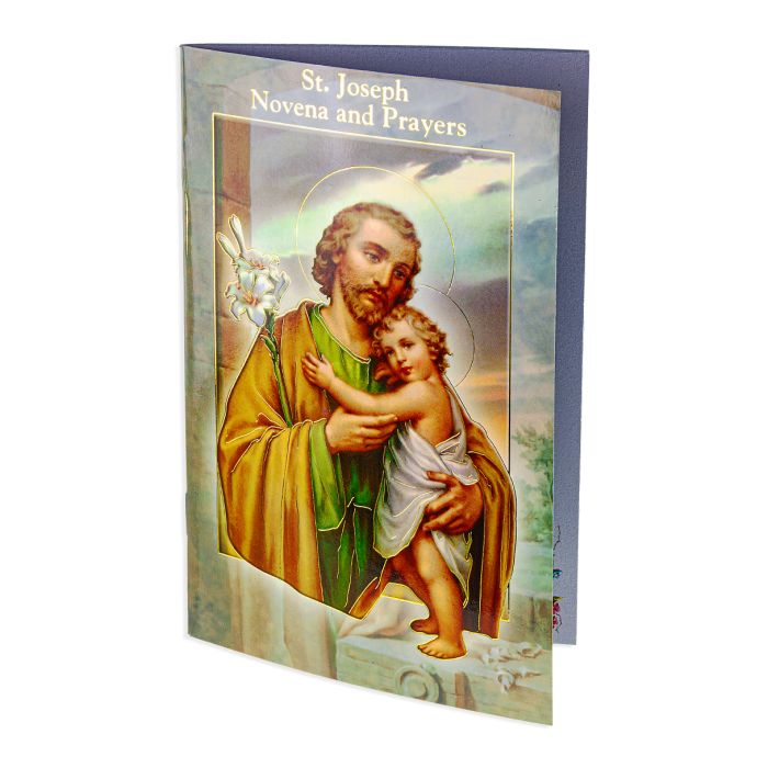 3 3/4" x 6" Saint Joseph Novena Book  Sold in Inc of 10