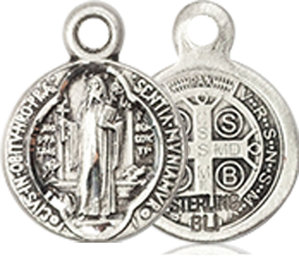 Sterling Silver Saint Benedict Medal