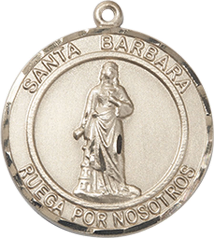 14kt Gold Filled Santa Barbara Medal