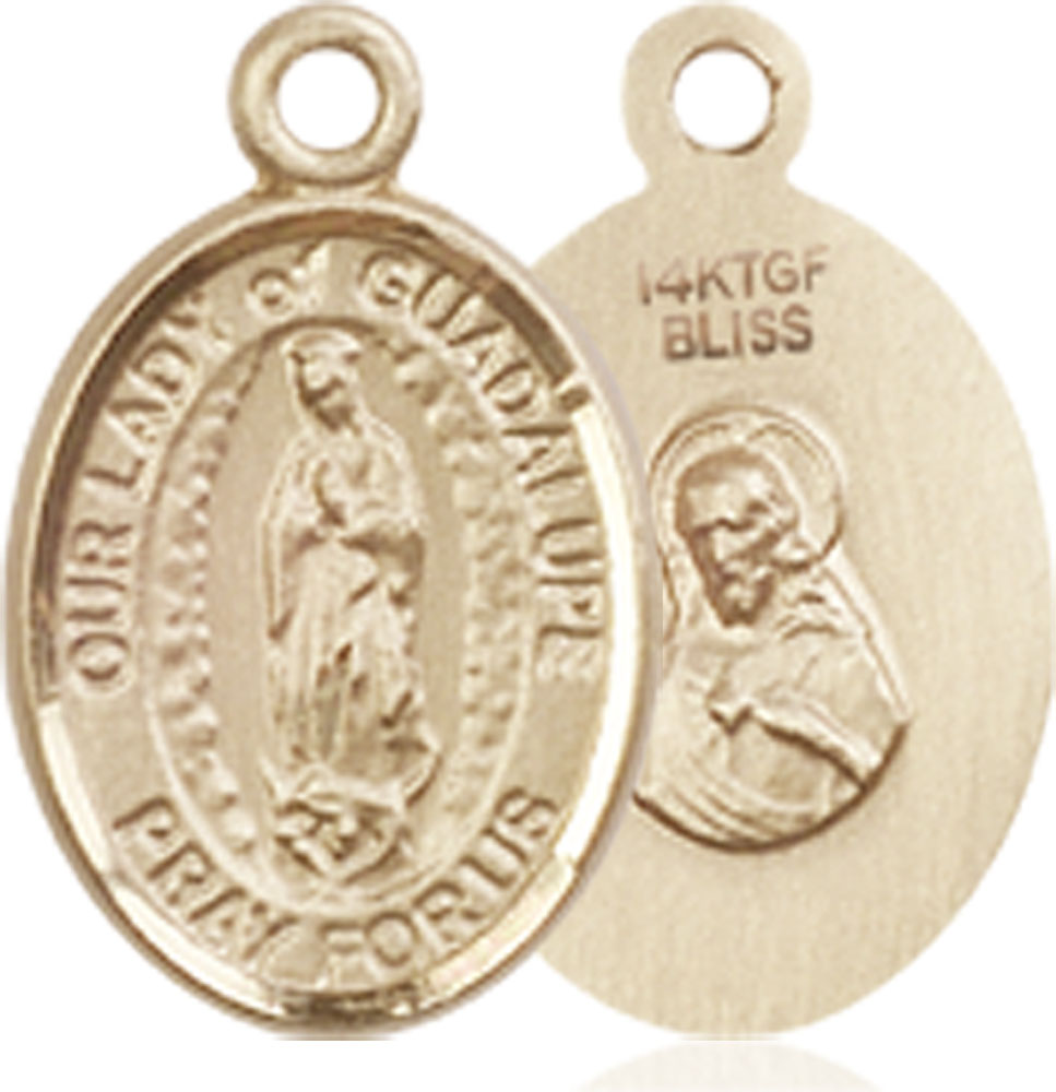 14kt Gold Filled Our Lady of Guadalupe Medal