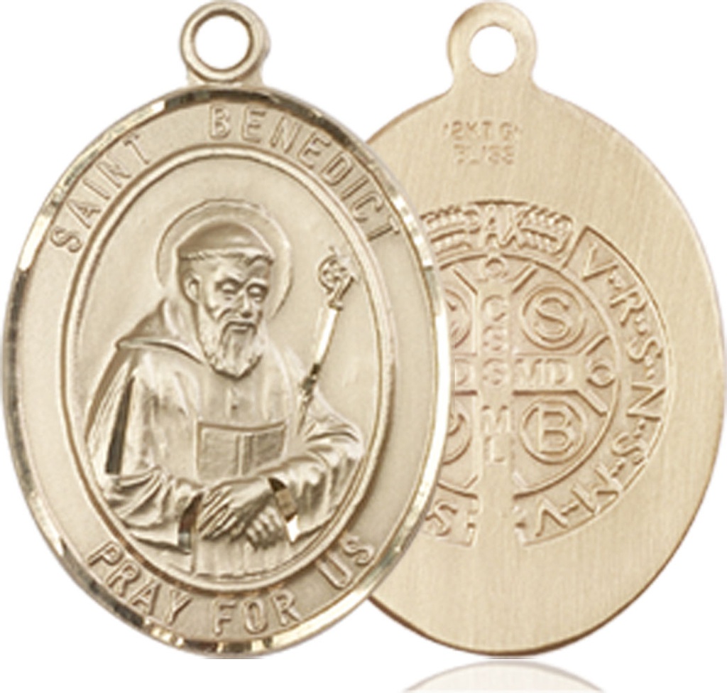 14kt Gold Filled Saint Benedict Medal