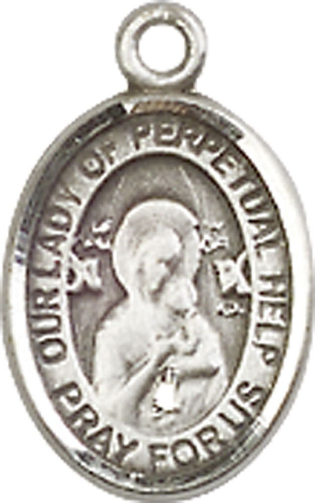 Sterling Silver Our Lady of Perpetual Help Medal