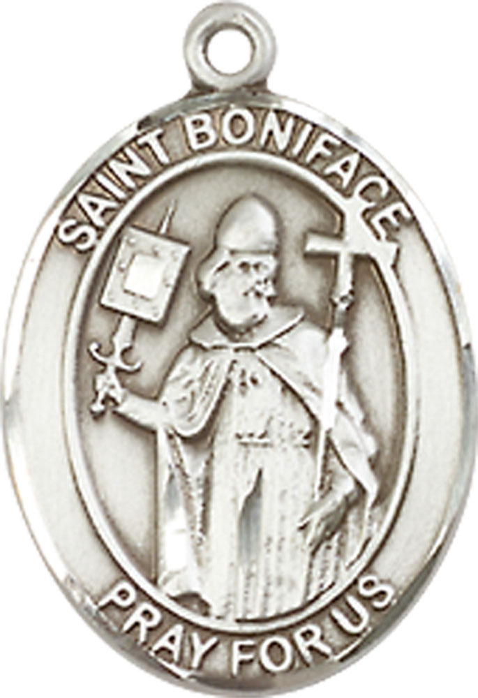 Sterling Silver Saint Boniface Medal
