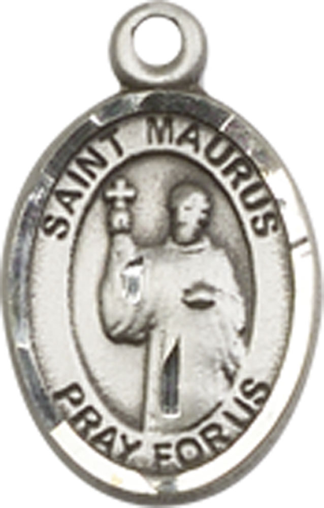 Sterling Silver Saint Maurus Medal