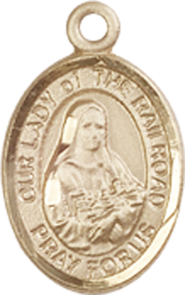 14kt Gold Filled Our Lady of the Railroad Medal