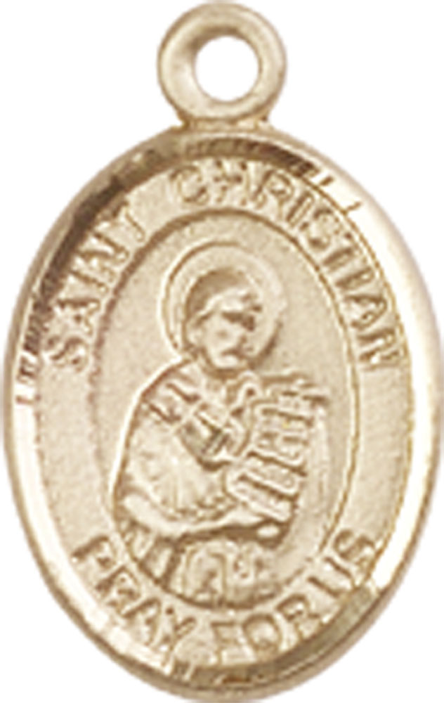 14kt Gold Filled Saint Christian Demosthenes Medal