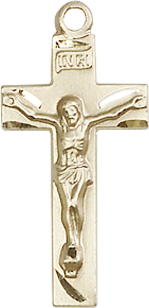 14kt Gold Filled Crucifix Medal