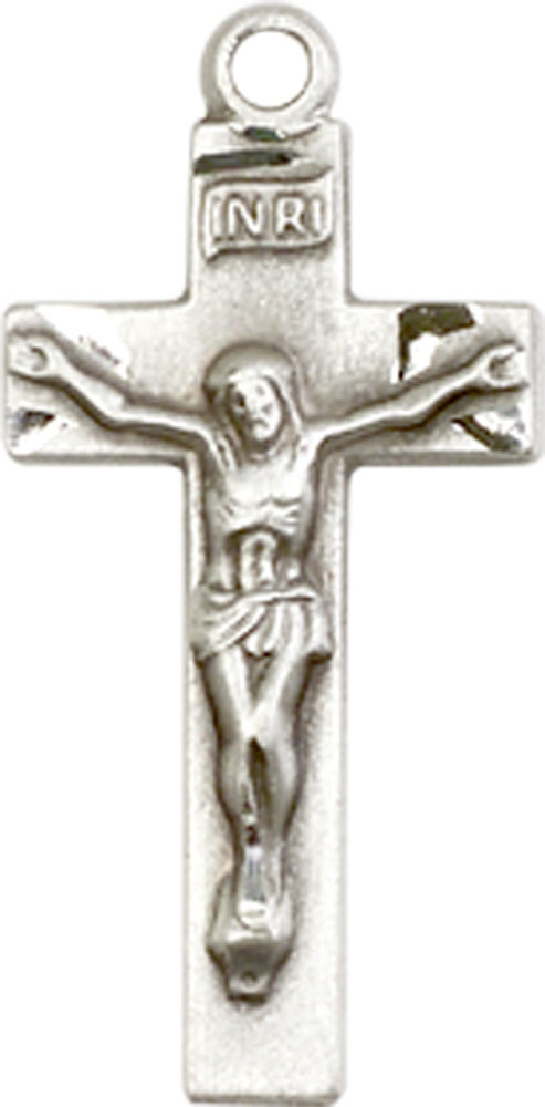 Sterling Silver Crucifix Medal