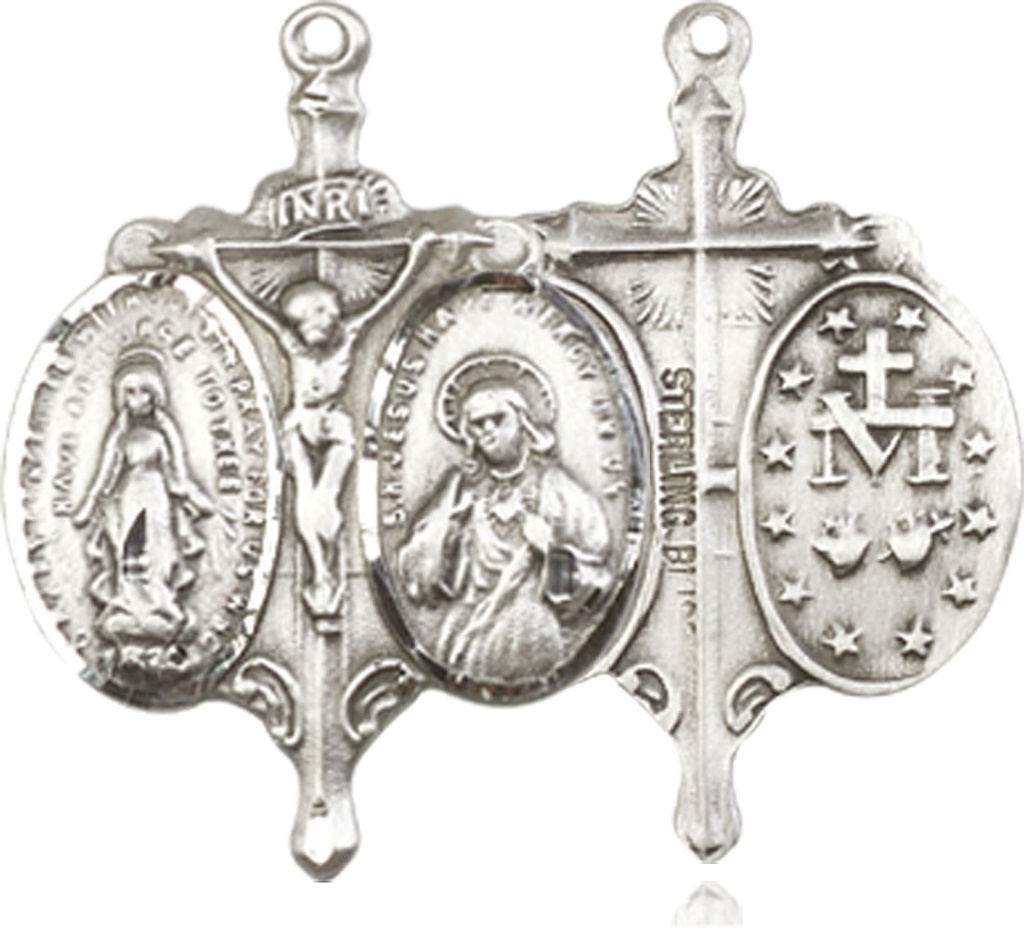 Sterling Silver Novena Medal