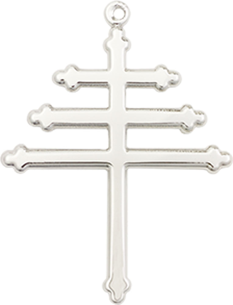 Sterling Silver Maronite Cross Medal