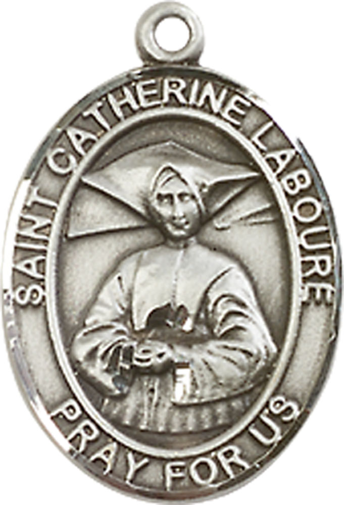 Sterling Silver Saint Catherine Laboure Medal