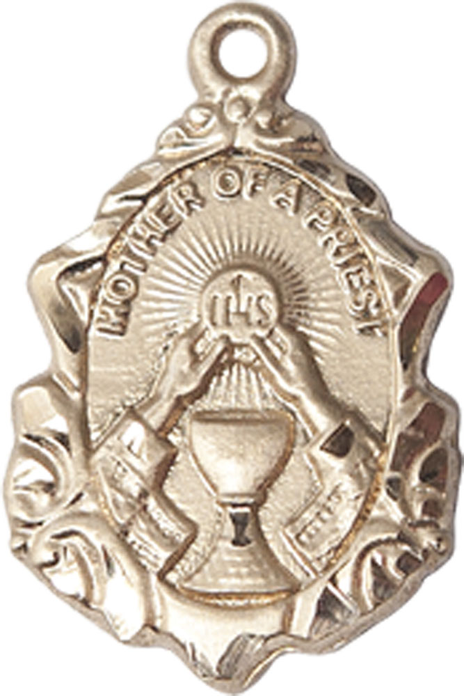 14kt Gold Mother of a Priest Medal