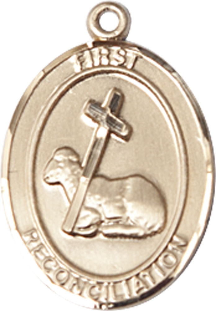 14kt Gold First Reconciliation Medal
