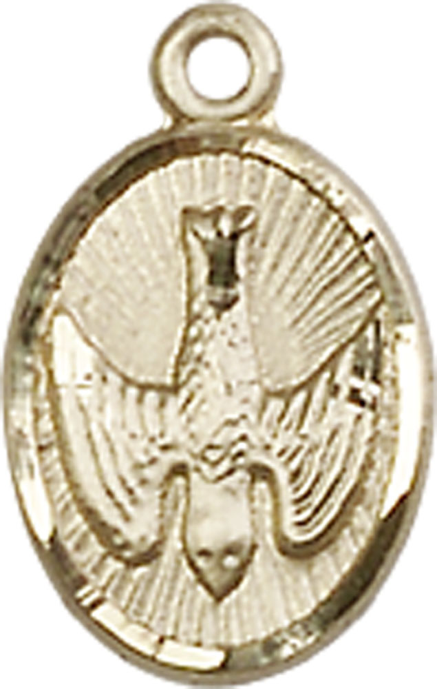 14kt Gold Holy Spirit Medal