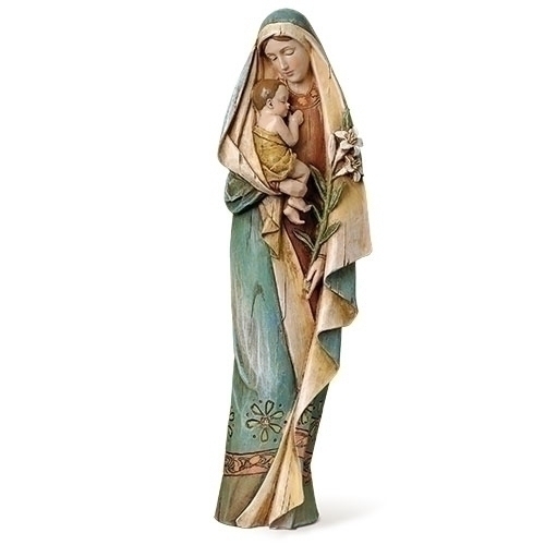 12.5" Madonna &amp; Child W/Lily