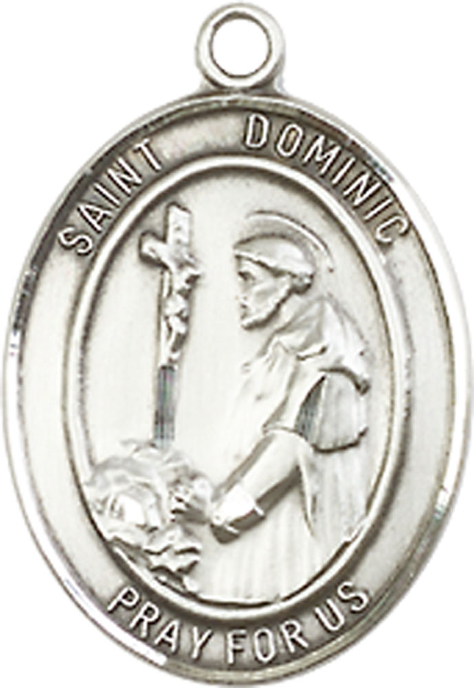 Sterling Silver Saint Dominic de Guzman Medal
