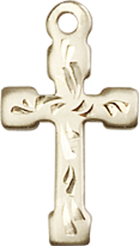 14kt Gold Cross Medal