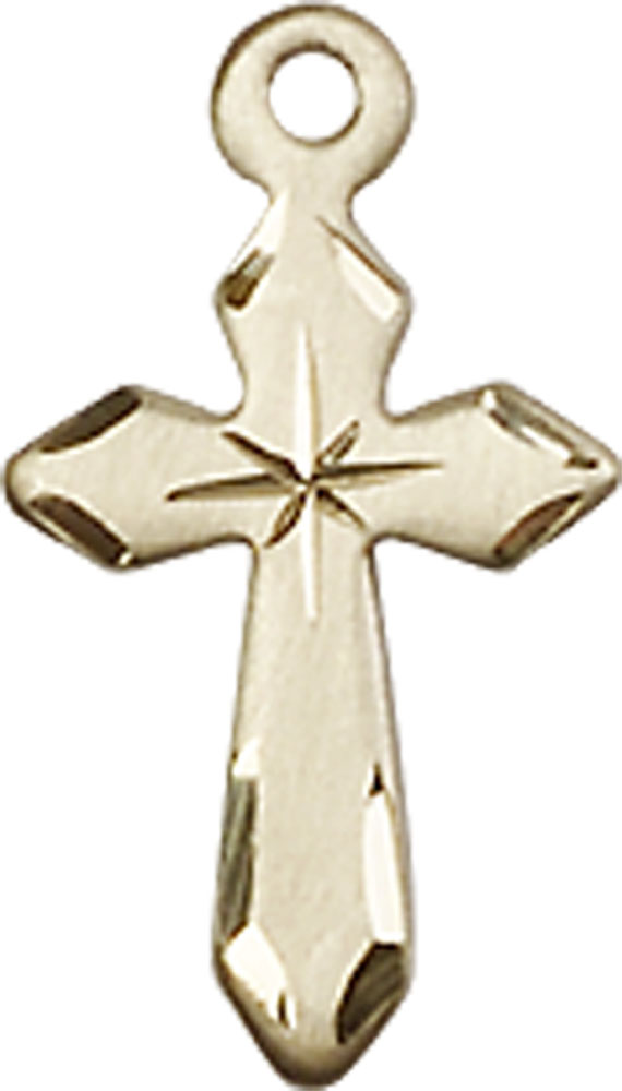 14kt Gold Cross Medal