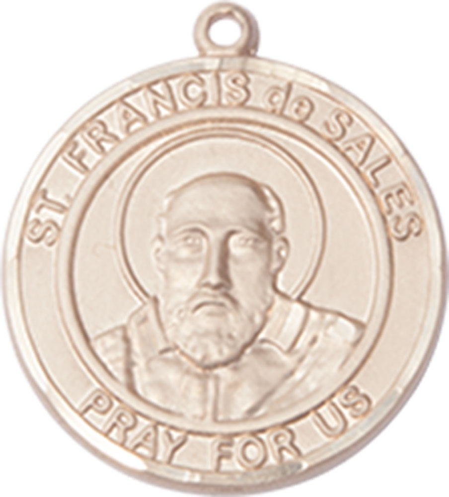 14kt Gold Filled Saint Francis de Sales Medal