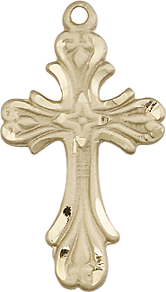 14kt Gold Cross Medal