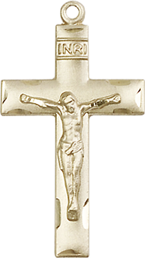 14kt Gold Filled Crucifix Medal