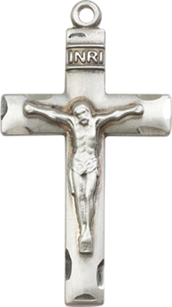 Sterling Silver Crucifix Medal