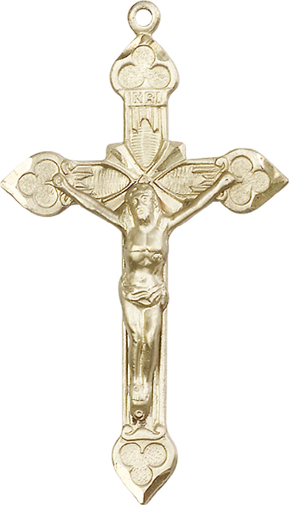 14kt Gold Filled Crucifix Medal