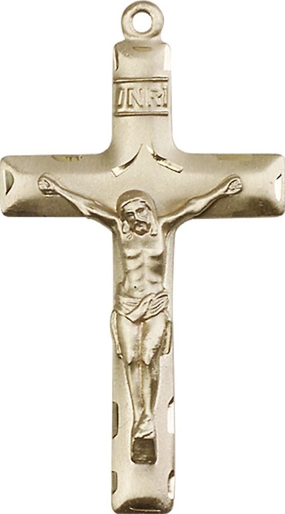14kt Gold Filled Crucifix Medal