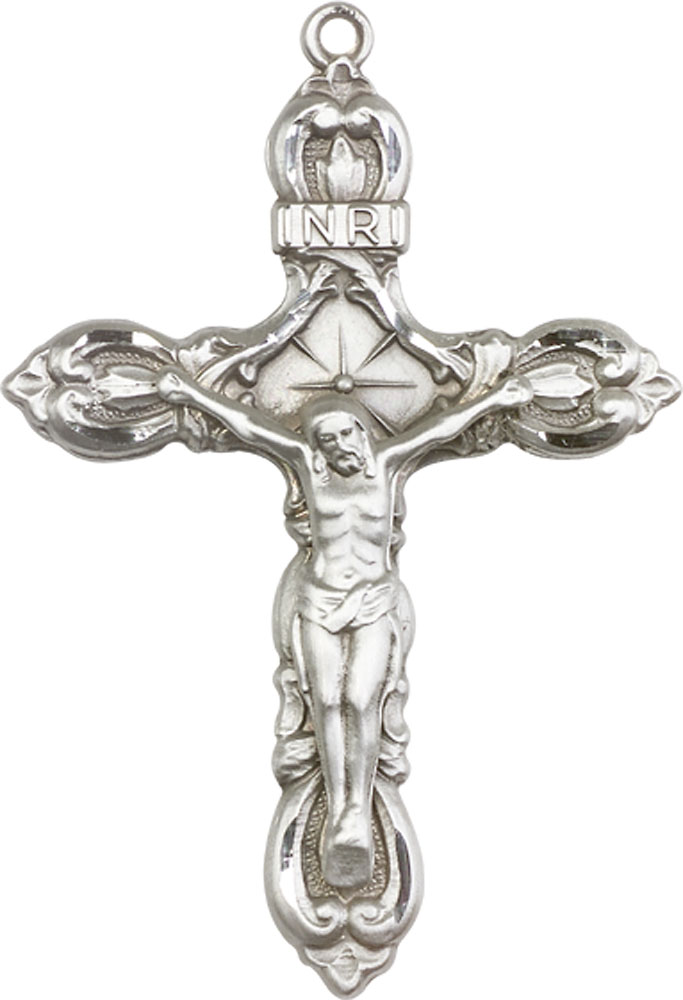 Sterling Silver Crucifix Medal