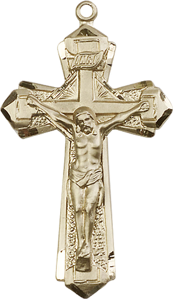14kt Gold Filled Cross Medal