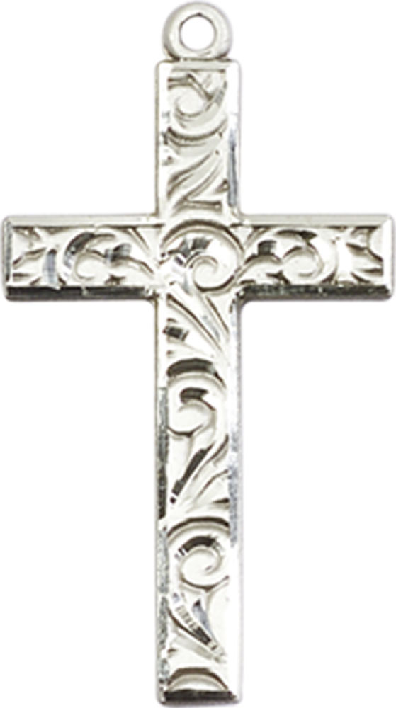 Sterling Silver Cross Medal