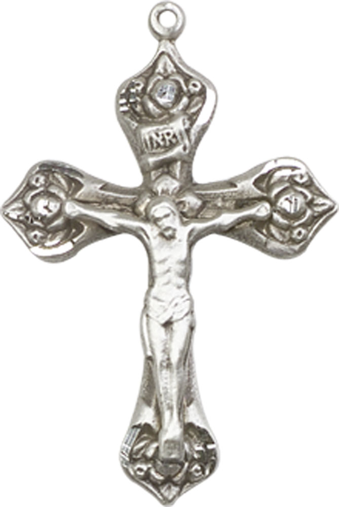 Sterling Silver Crucifix Medal