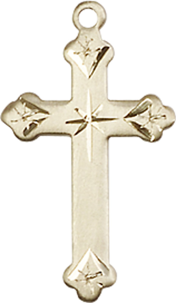 14kt Gold Filled Cross Medal