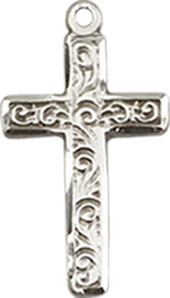 Sterling Silver Cross Medal