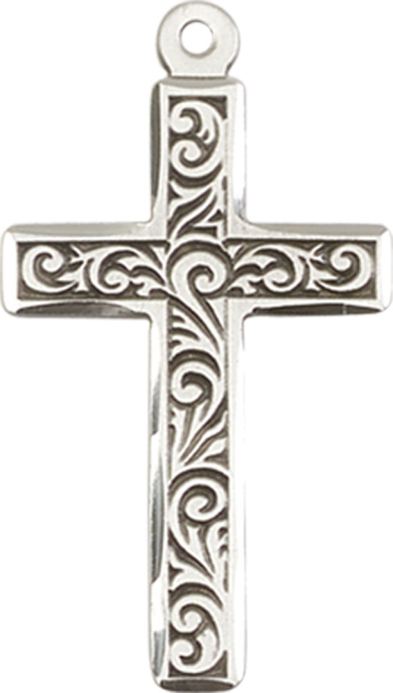 Sterling Silver Cross Medal
