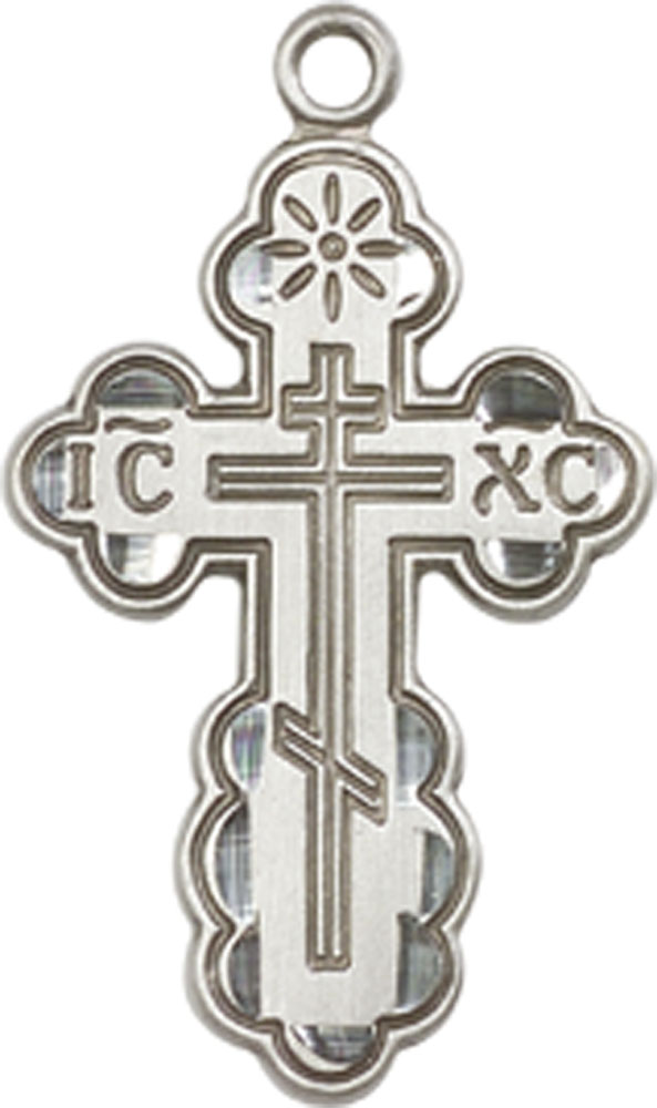 Sterling Silver Saint Olga Cross Medal