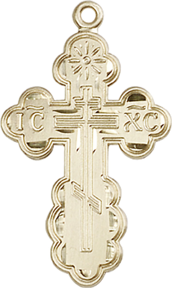 14kt Gold Filled Saint Olga Cross Medal