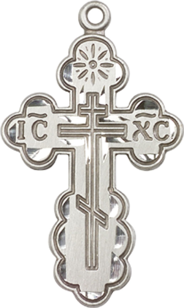 Sterling Silver Saint Olga Cross Medal