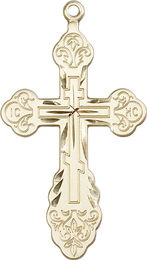 14kt Gold Filled Vladimir Cross Medal