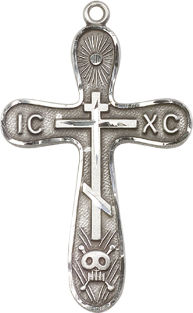 Sterling Silver Golgotha Cross Medal