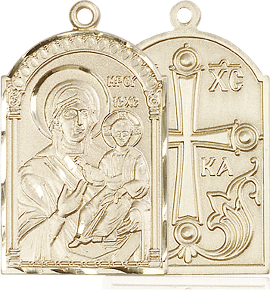14kt Gold Filled Mother of God Medal