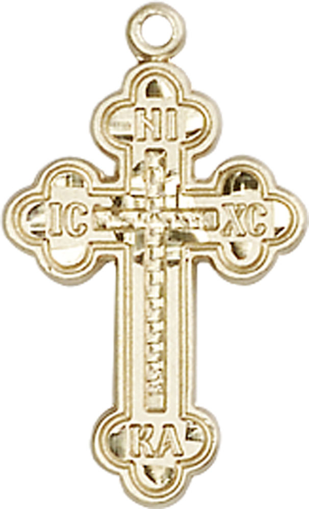 14kt Gold Filled Russian Cross Medal