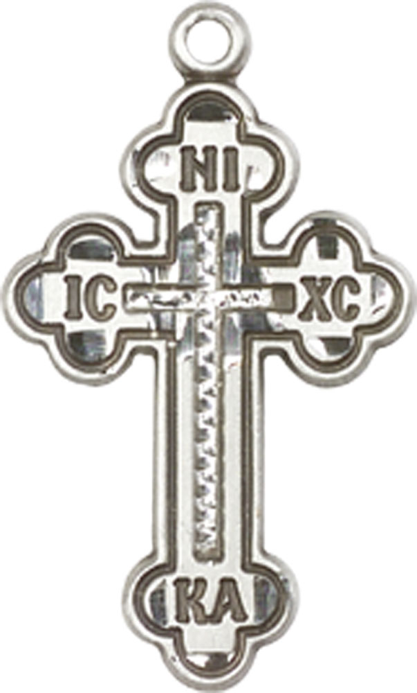 Sterling Silver Russian Cross Medal