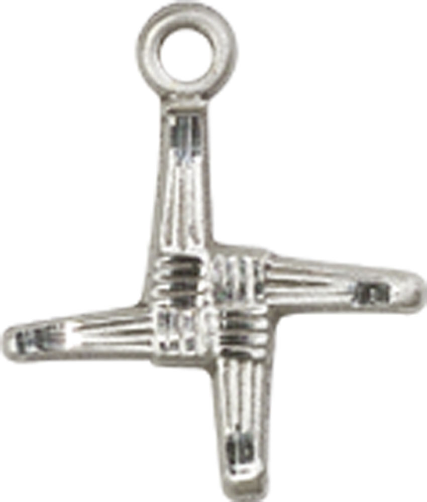 Sterling Silver Saint Brigid Cross Medal